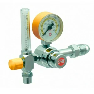 Válvula Reguladora com Fluxômetro para Cilindro de Ar Medicinal - GS Instalações Especiais
